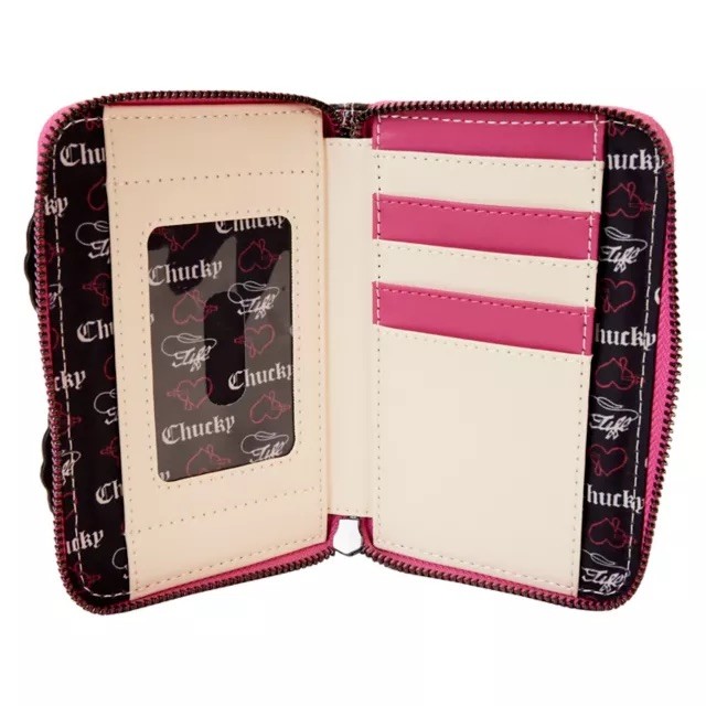 BRAND NEW SEALED Loungefly Chucky and Tiffany Heart Zip Wallet – Bride of chucky