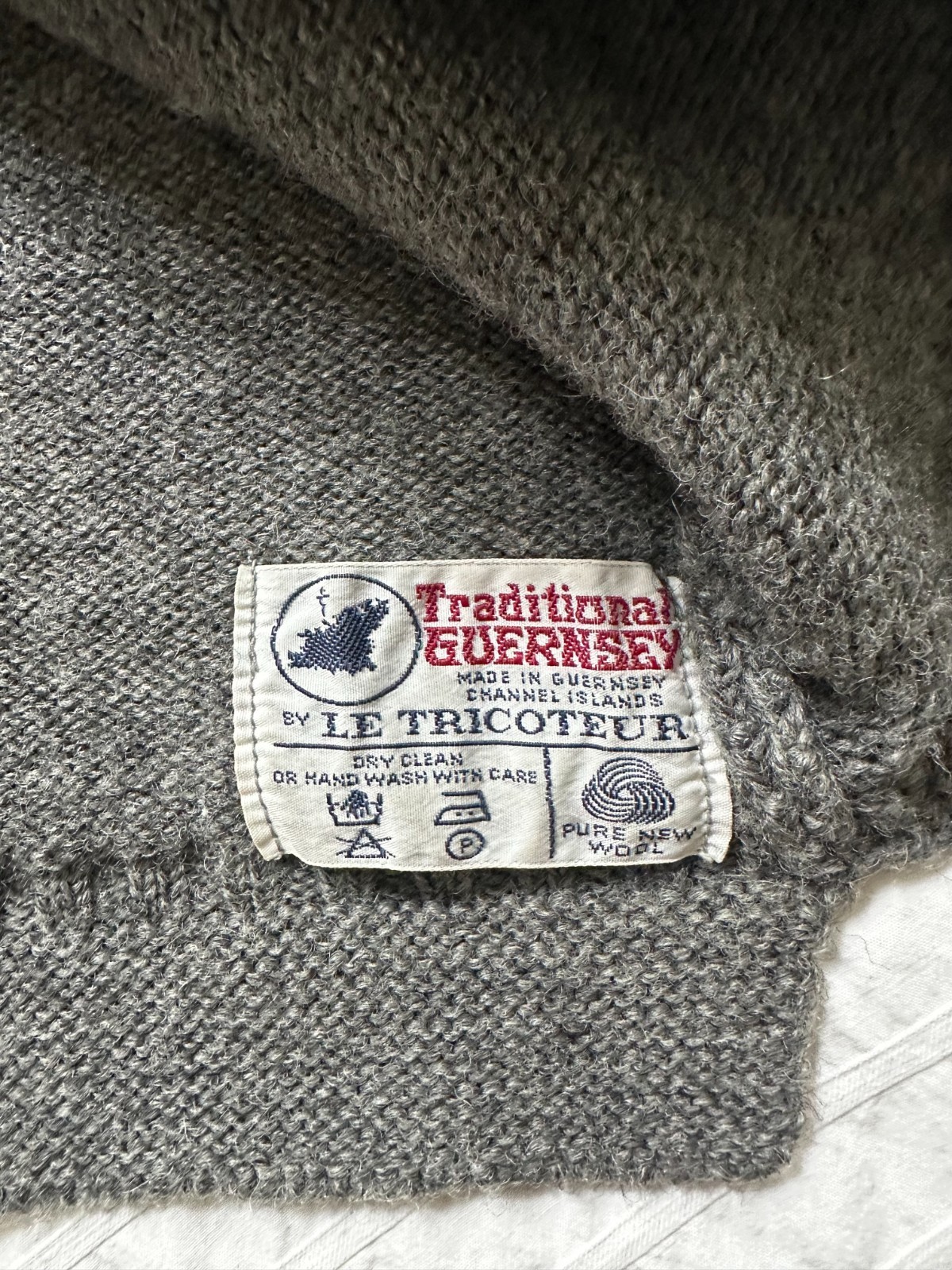 le tricoteur traditional wool guernsey sweater