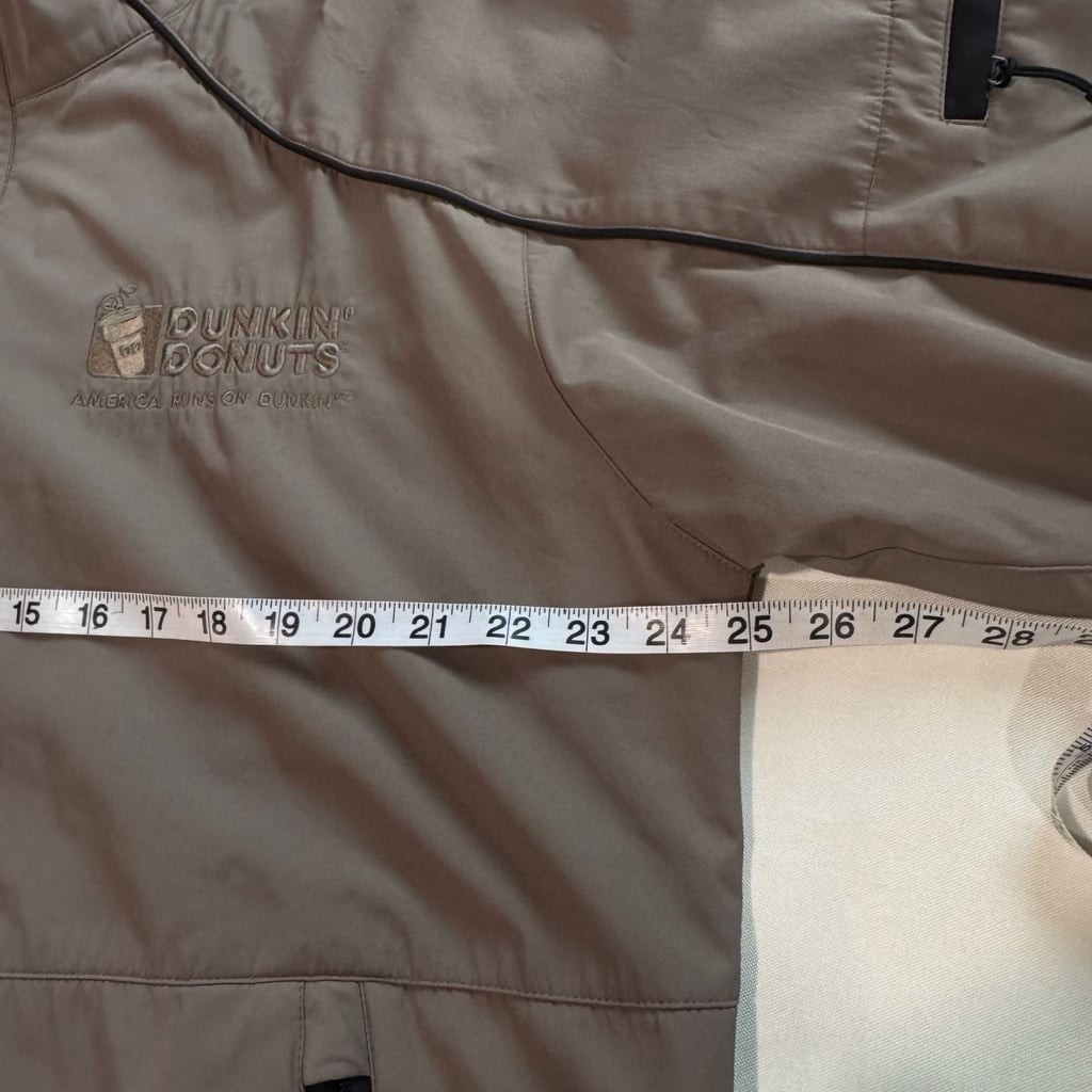 North End Dunkin Donuts Soft Shell Jacket Men’s Large Brown Full Zip