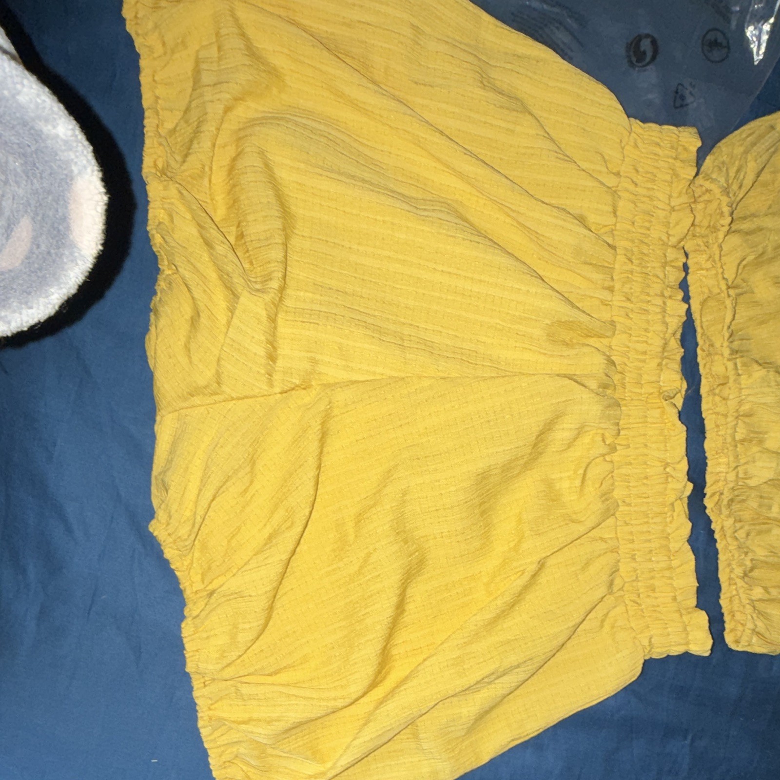 fujian youxi Women’s Yellow Solid Top & Shorts Outfit Set, Size L, Q7081
