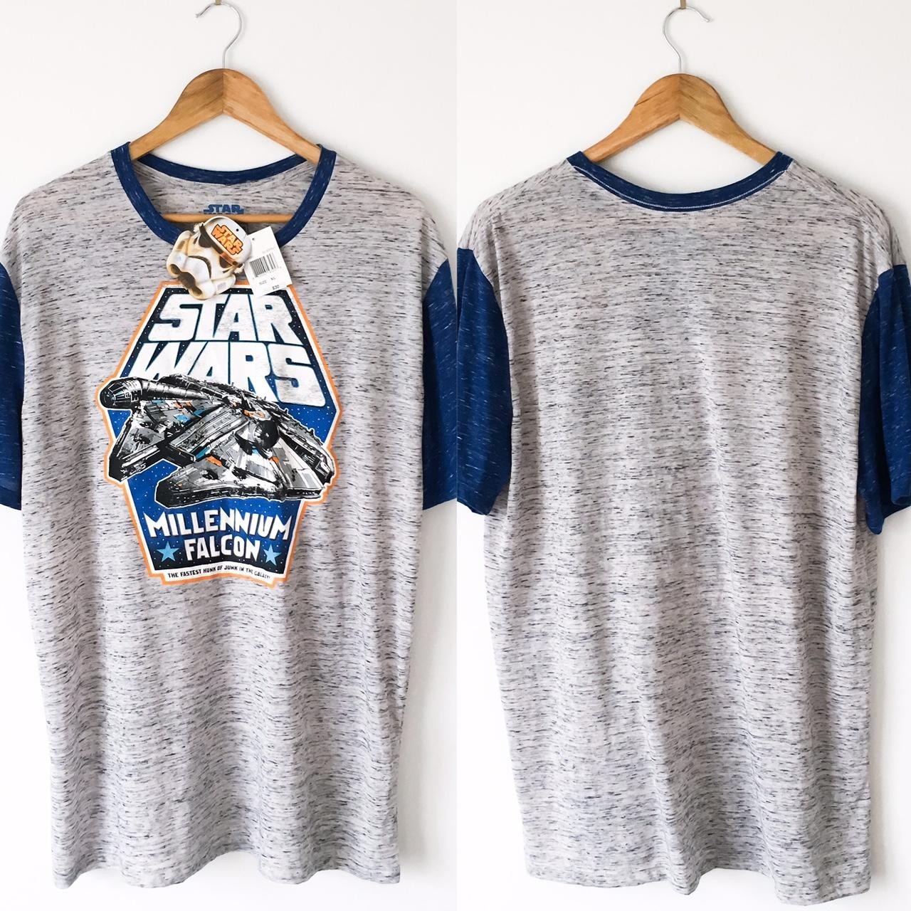 NEW 2000s Star Wars Disney World Millennium Falcon XL T-Shirt