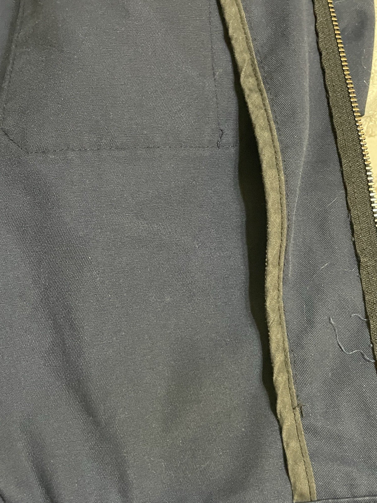 Vintage USPS Mail Carrier Full Zip Jacket Quilted Liner Not Available Sz 46 R