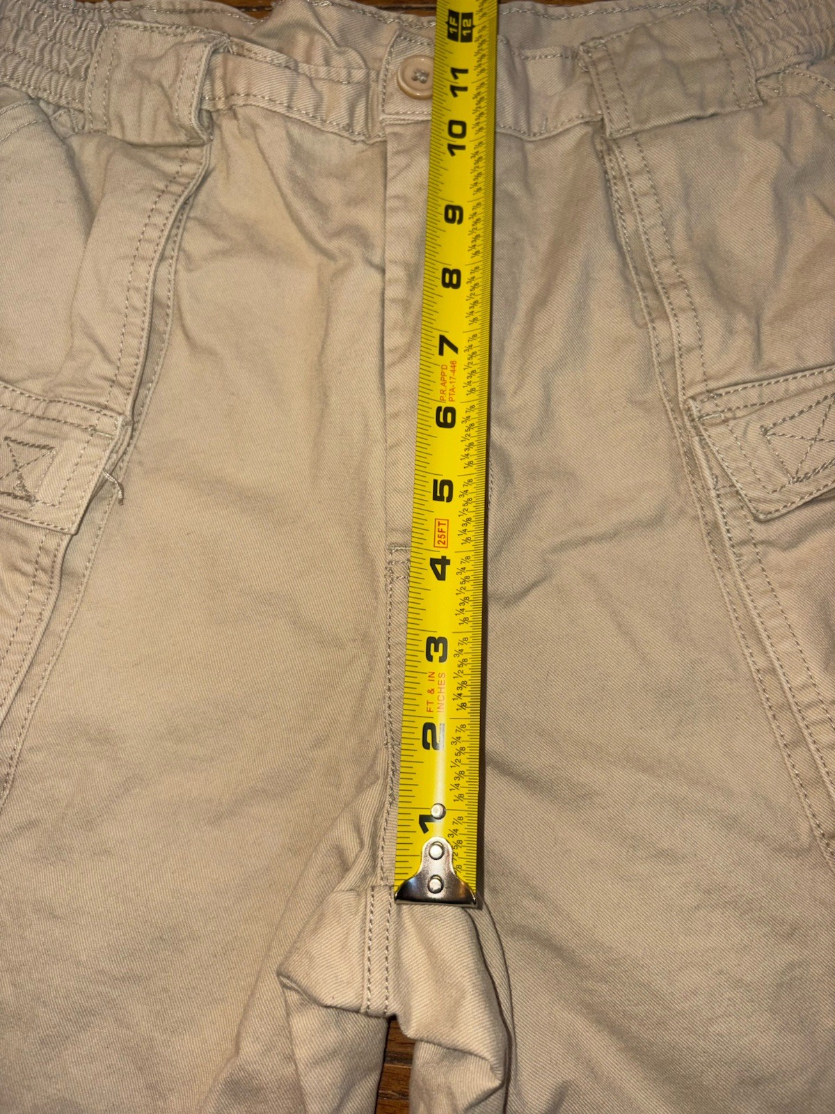 Men’s U.S. Apparel Khaki Cargo Shorts Size34