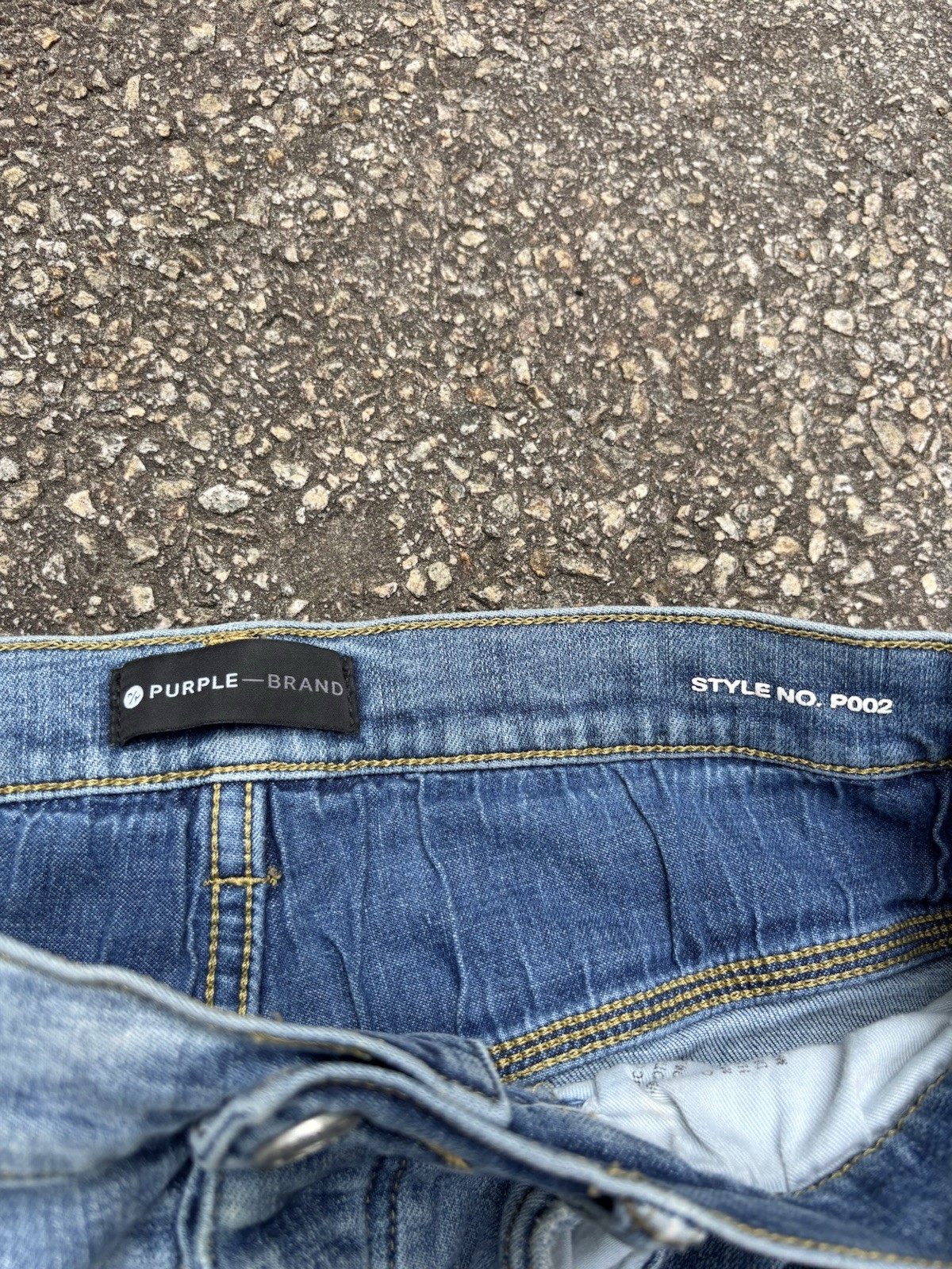Purple Brand Light Wash Distressed Skinny Denim Jeans – No Back Tag