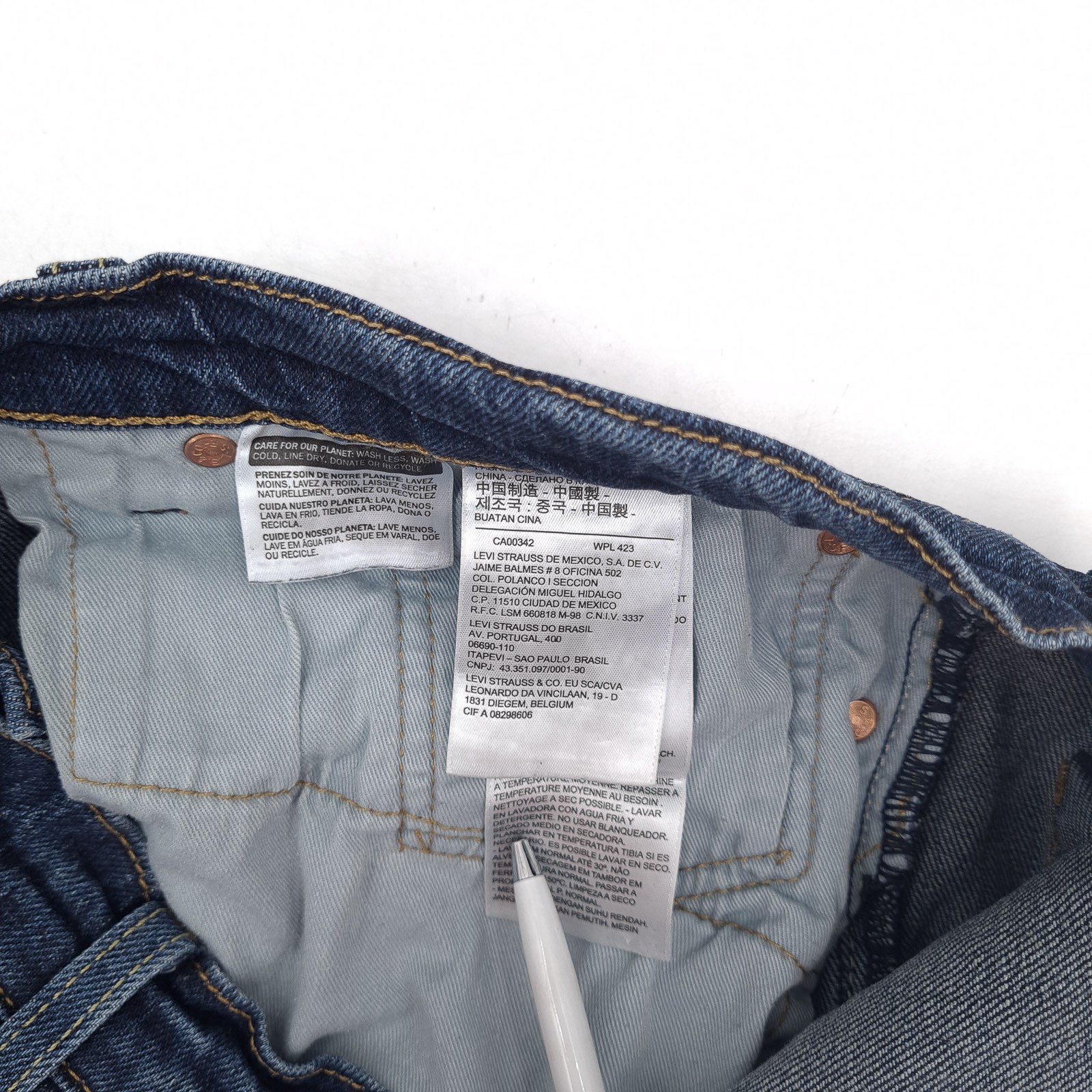 Levi’s Jeans 511 Men Stretch Slim Straight St8 Size W36 L32