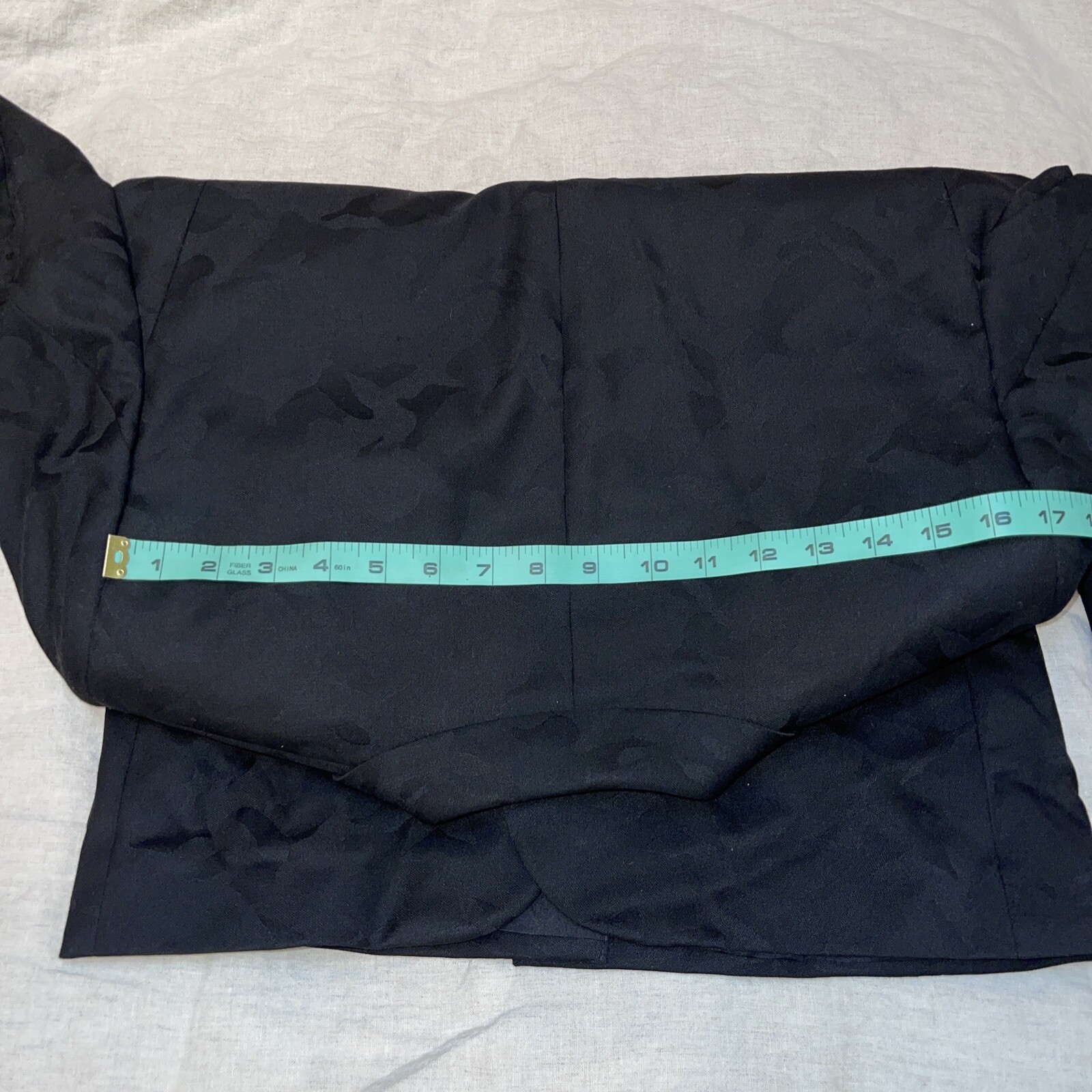 Saint St Laurent Paris Black Camo print dinner jacket size 50
