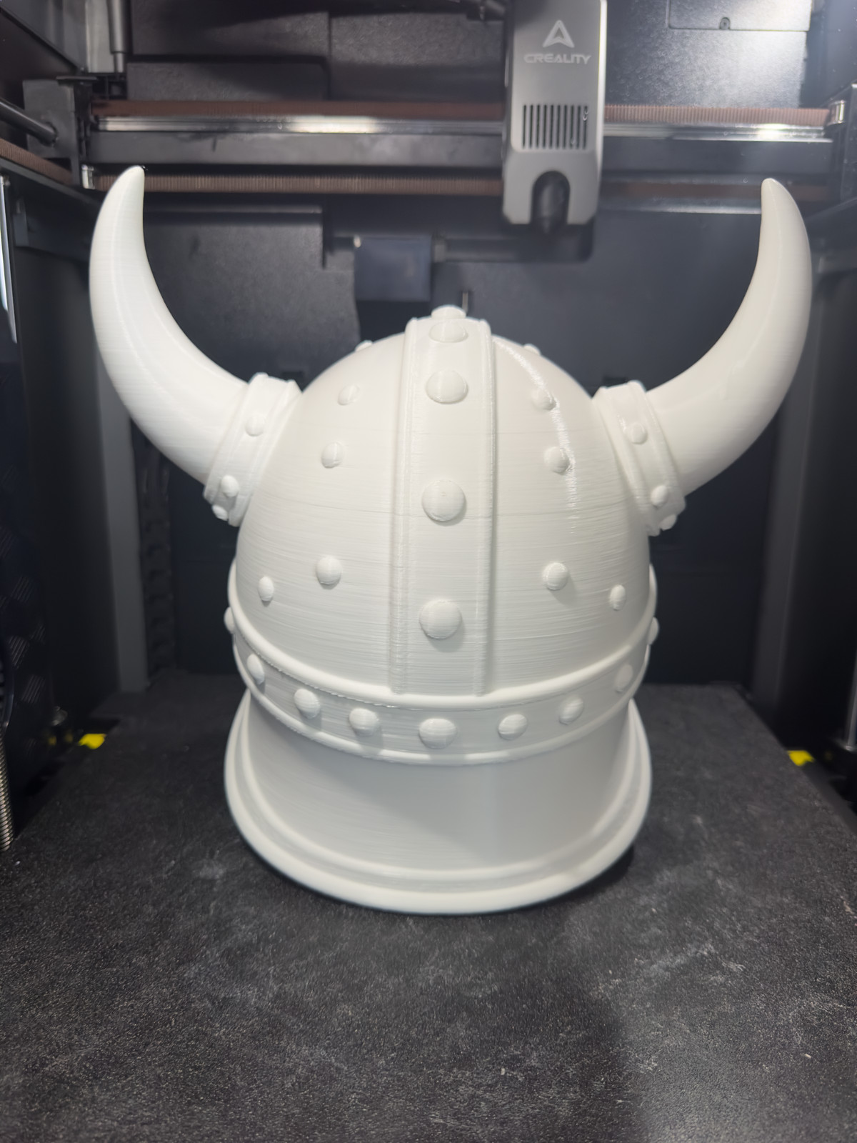 3D Printed Viking Warrior Helmet for Kids Ages 5-10 | Horns | Cosplay | Unpainte