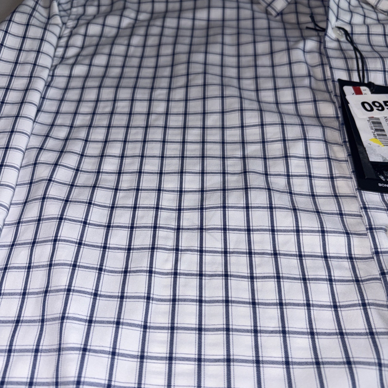 Bonobos Men’s Slim Fit Button-Down Tech Dress Shirt, Blue, Size XXL NWT NEW