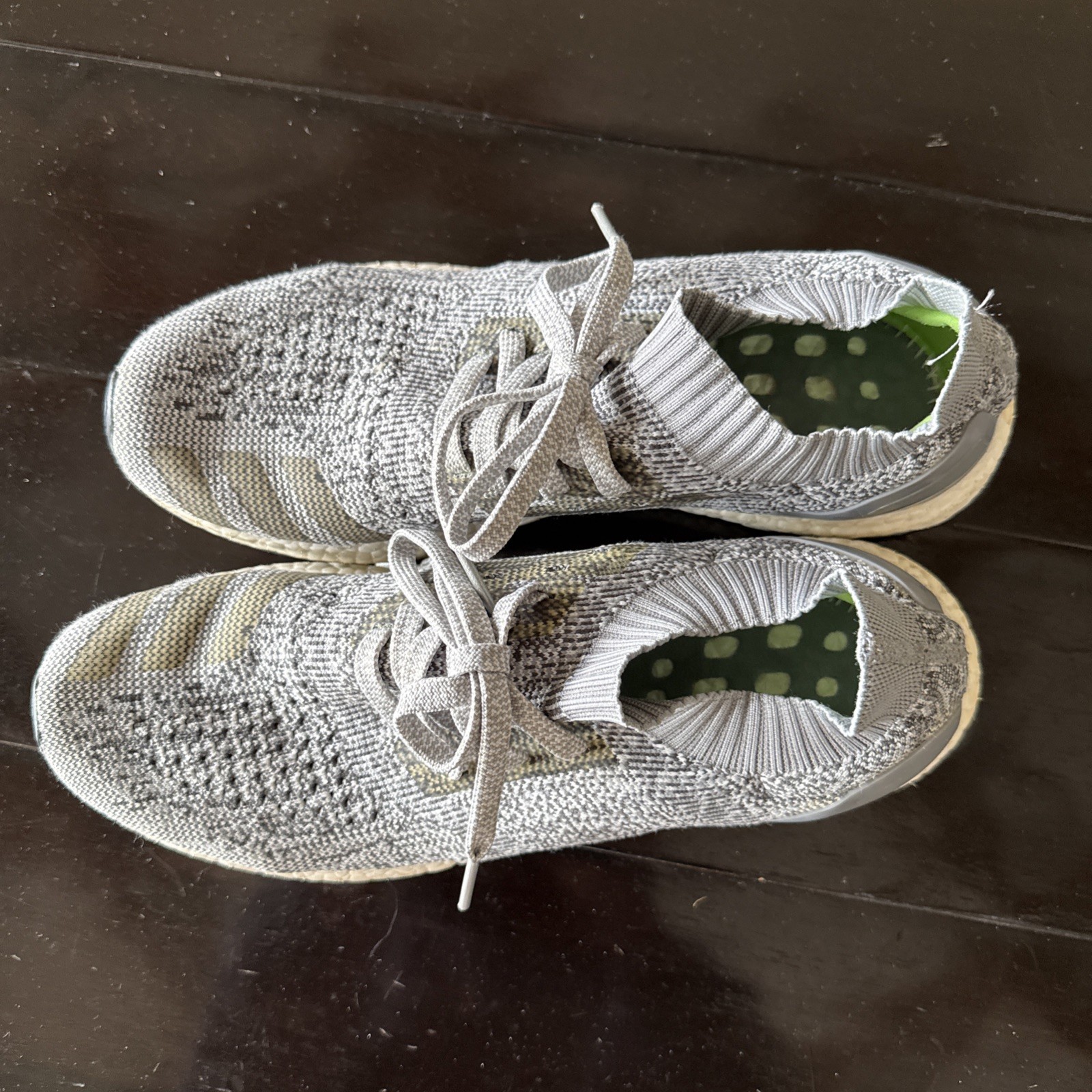 Size 11 – Adidas UltraBoost Uncaged Clear Grey – Pre-owned