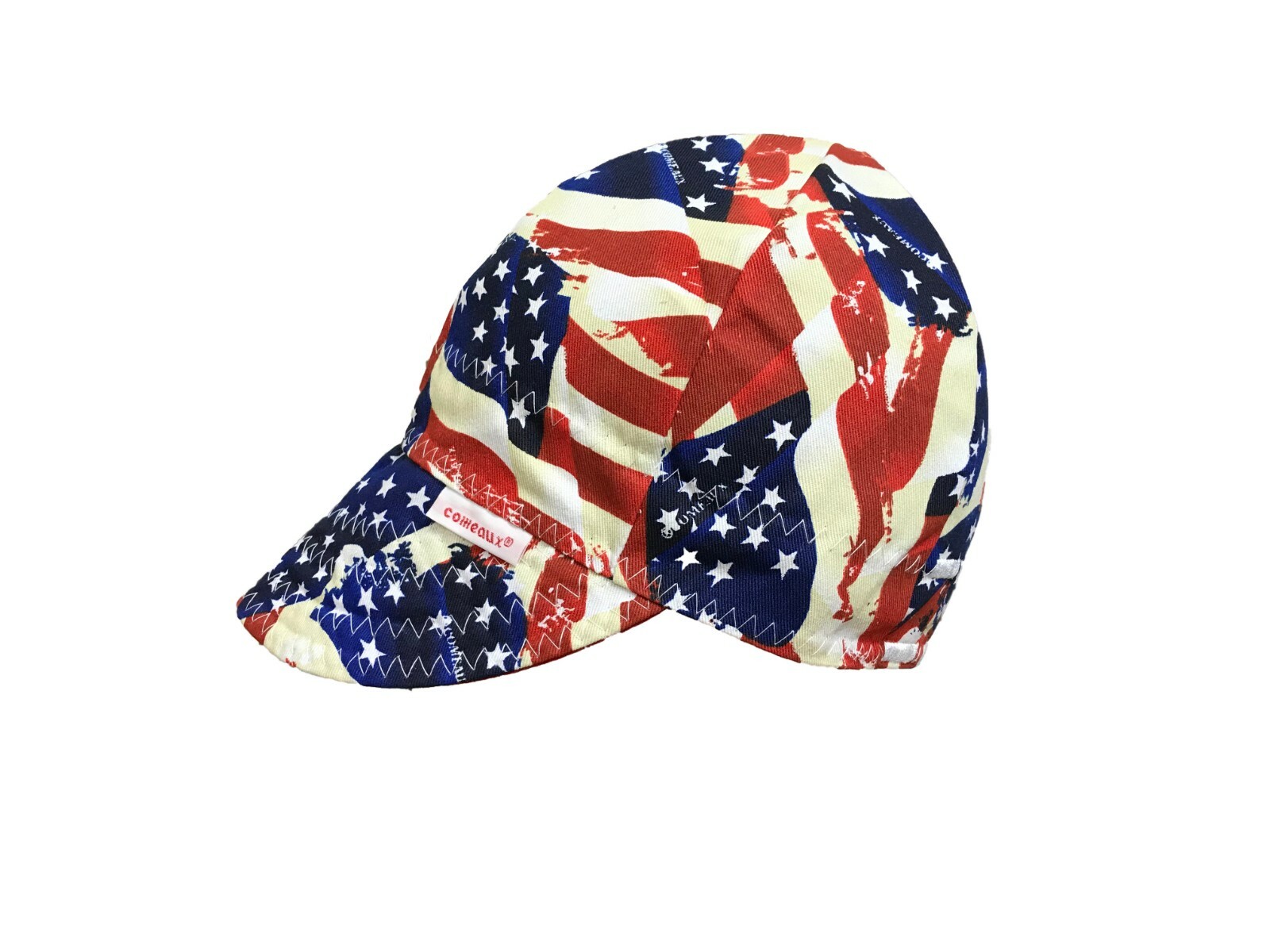 NWT Comeaux Caps NEW DESIGN Stars & Stripes Welding Welders Hat Reversible Sized
