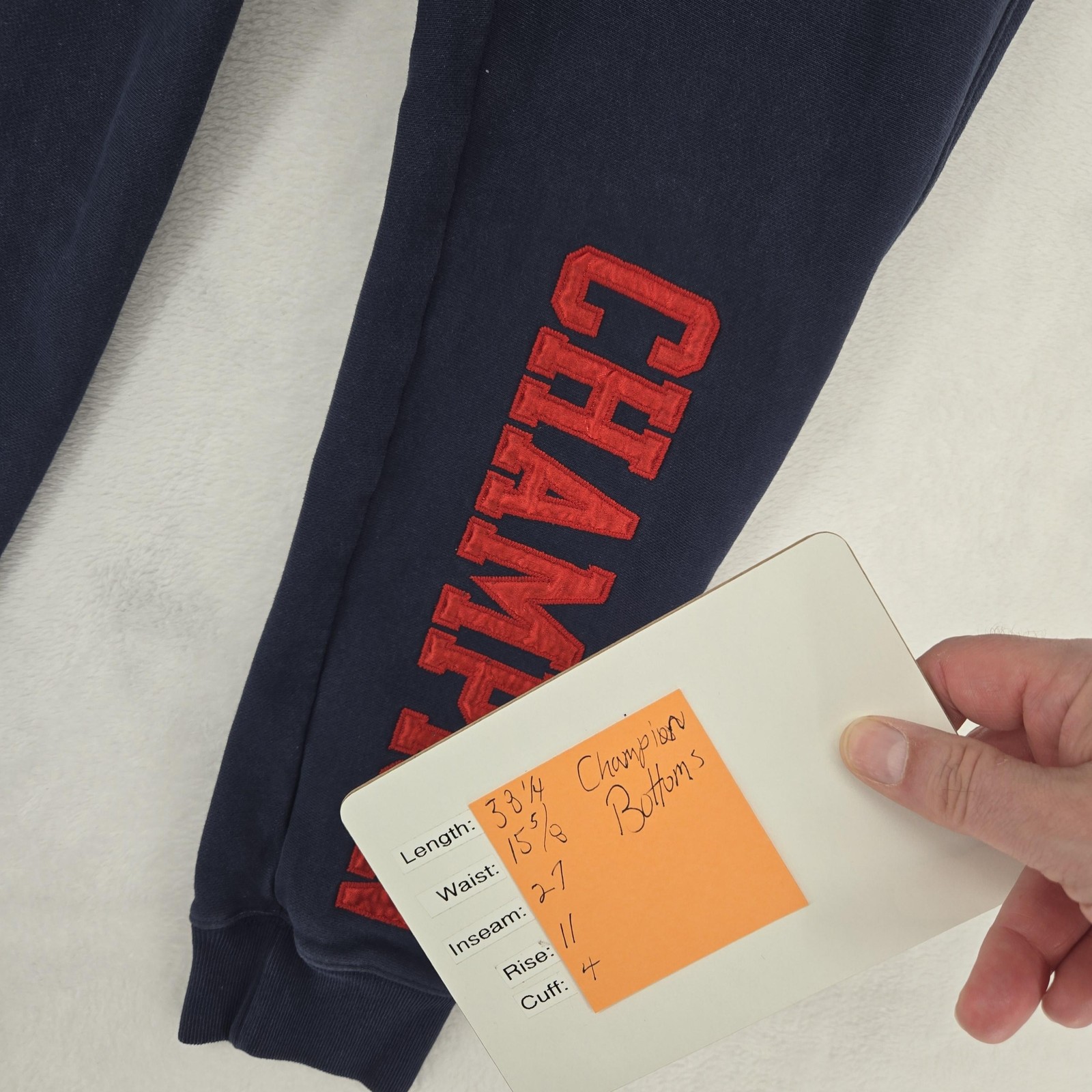 Champion Reverse Weave Sweatshirt Pants Set Womens Medium Cropped Joggers