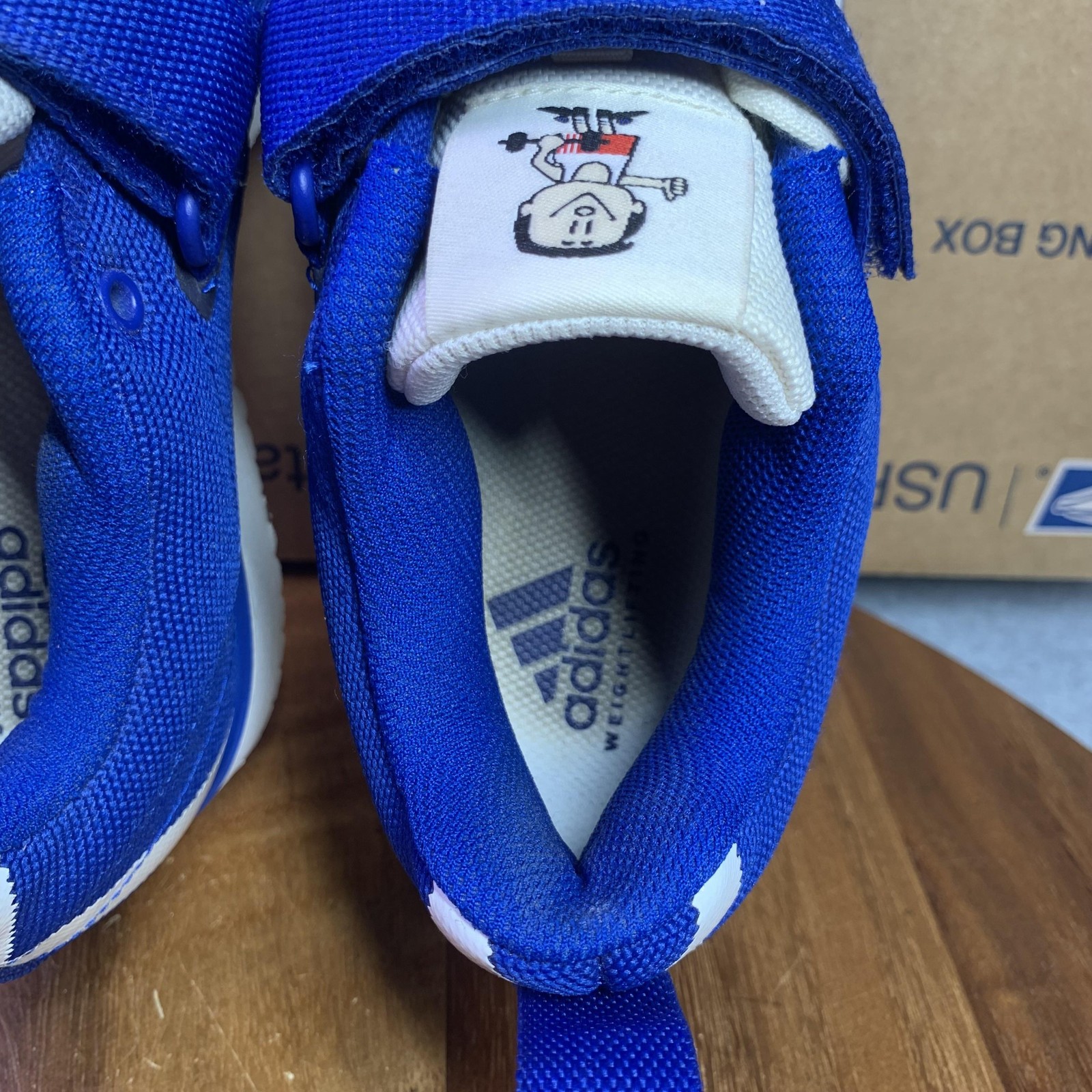 Adidas Powerlift 4 Collegiate Mens 5 Royal Blue Japan Weightlifting Sneakers