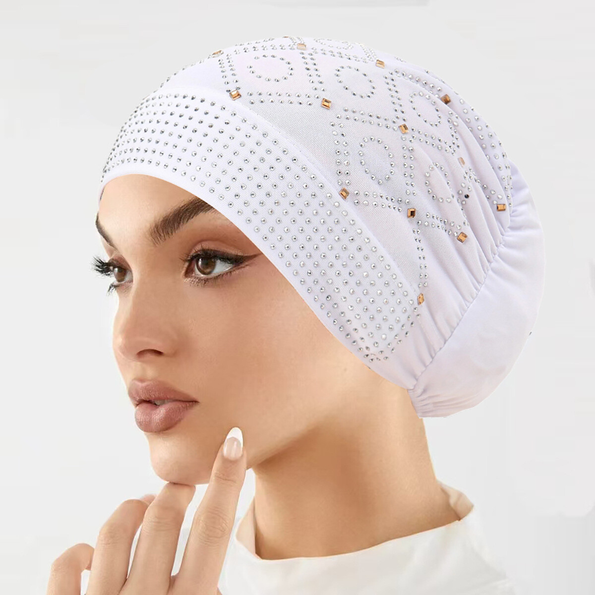Women Hijab Muslim Head Wrap Turban Chemo Cancer Headwear Bonnet Cap Beanies Hat