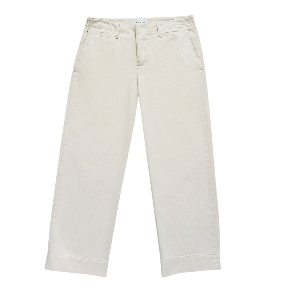 FRAME Washed Nude Pink Wide Leg Cotton Trousers Pants LTBR586 Size 25