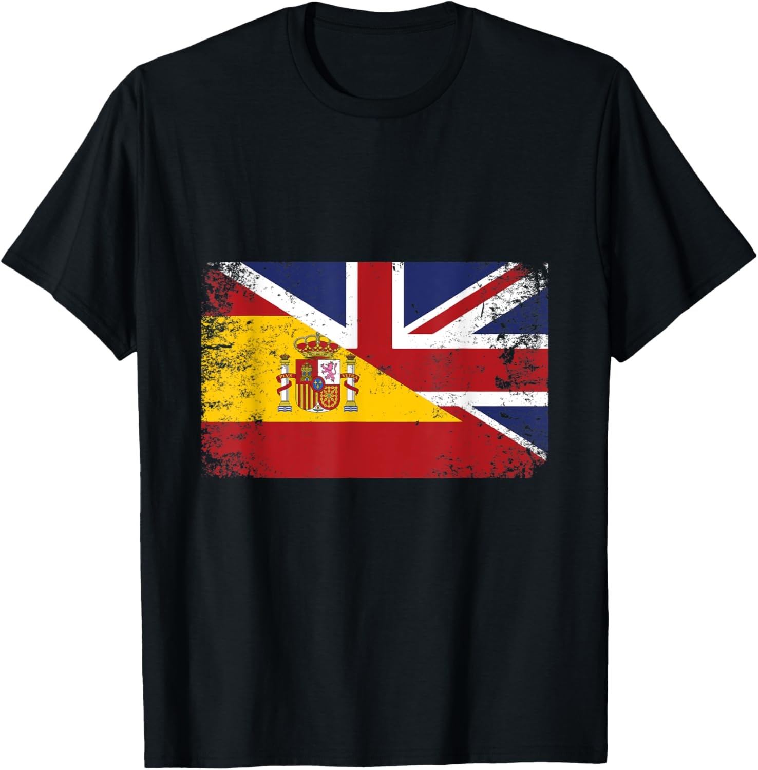 England Spain English Flag Gift UK Great Britain T-Shirt