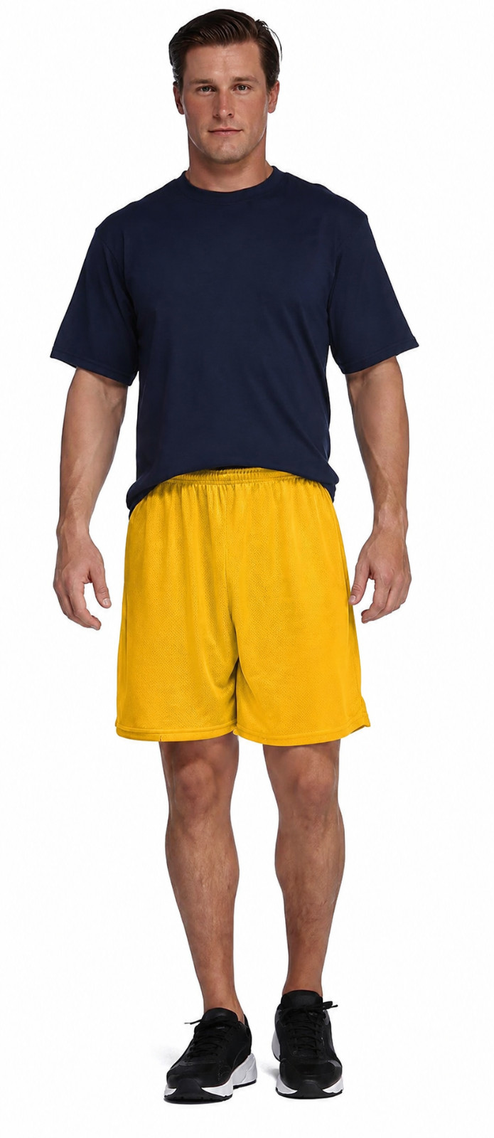 M058 Soffe Yellow Basketball Gym shorts