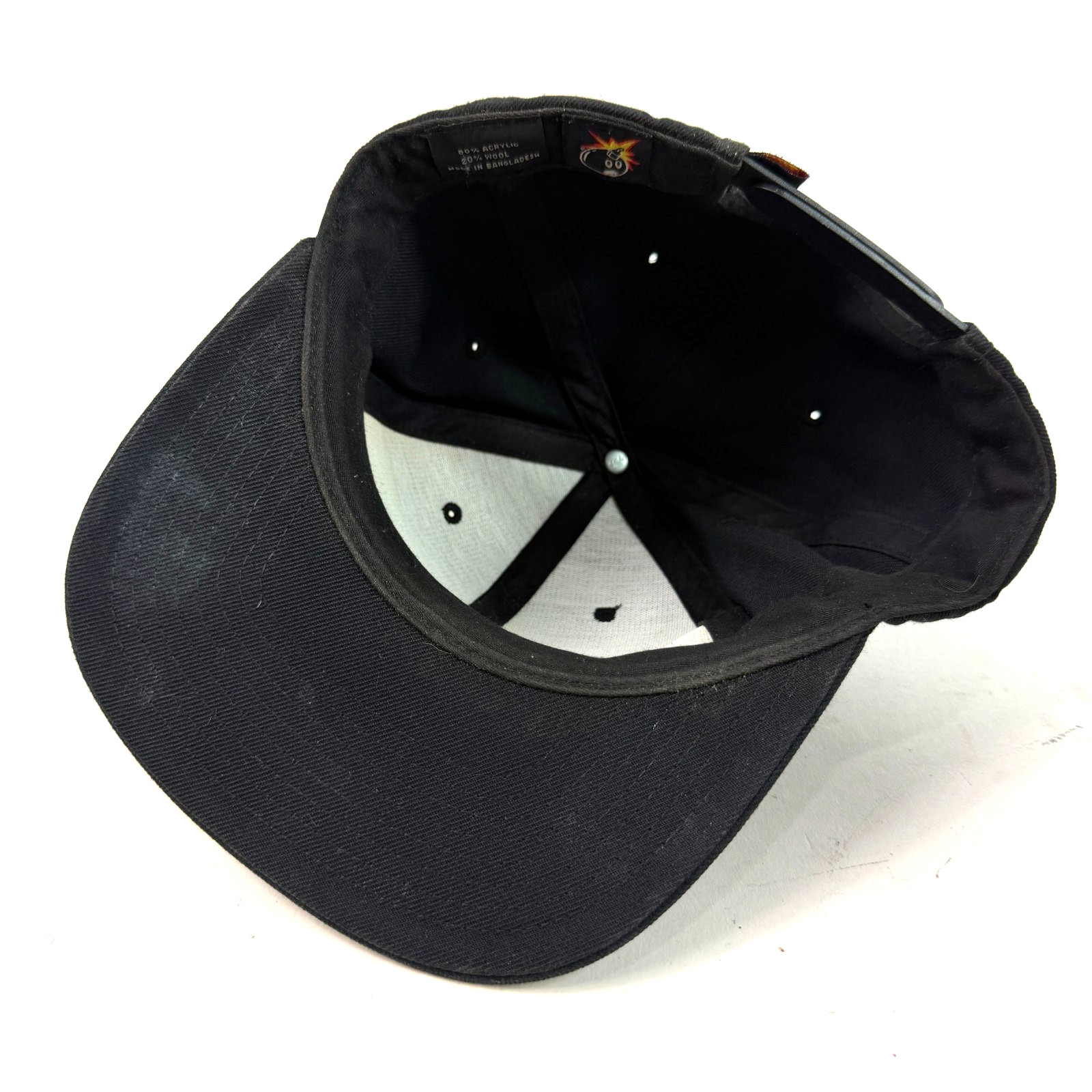 The Hundreds Drawing Lines Troop Snapback Hat Wool Embroidered Patch Adjustable