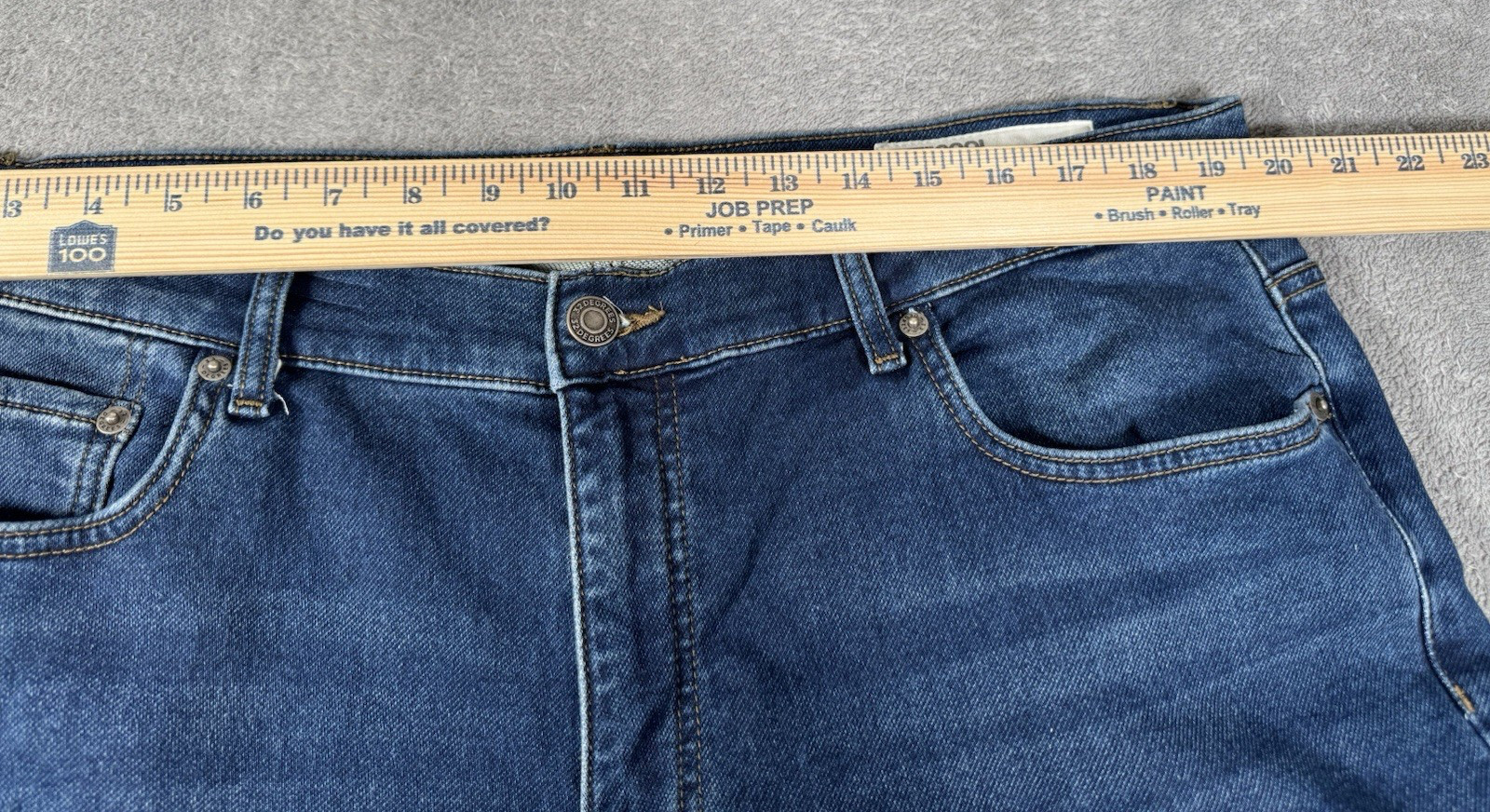32 Degrees Cool Sweatpant Jeans Mens 40×32 Dark Wash Denim Straight Stretch