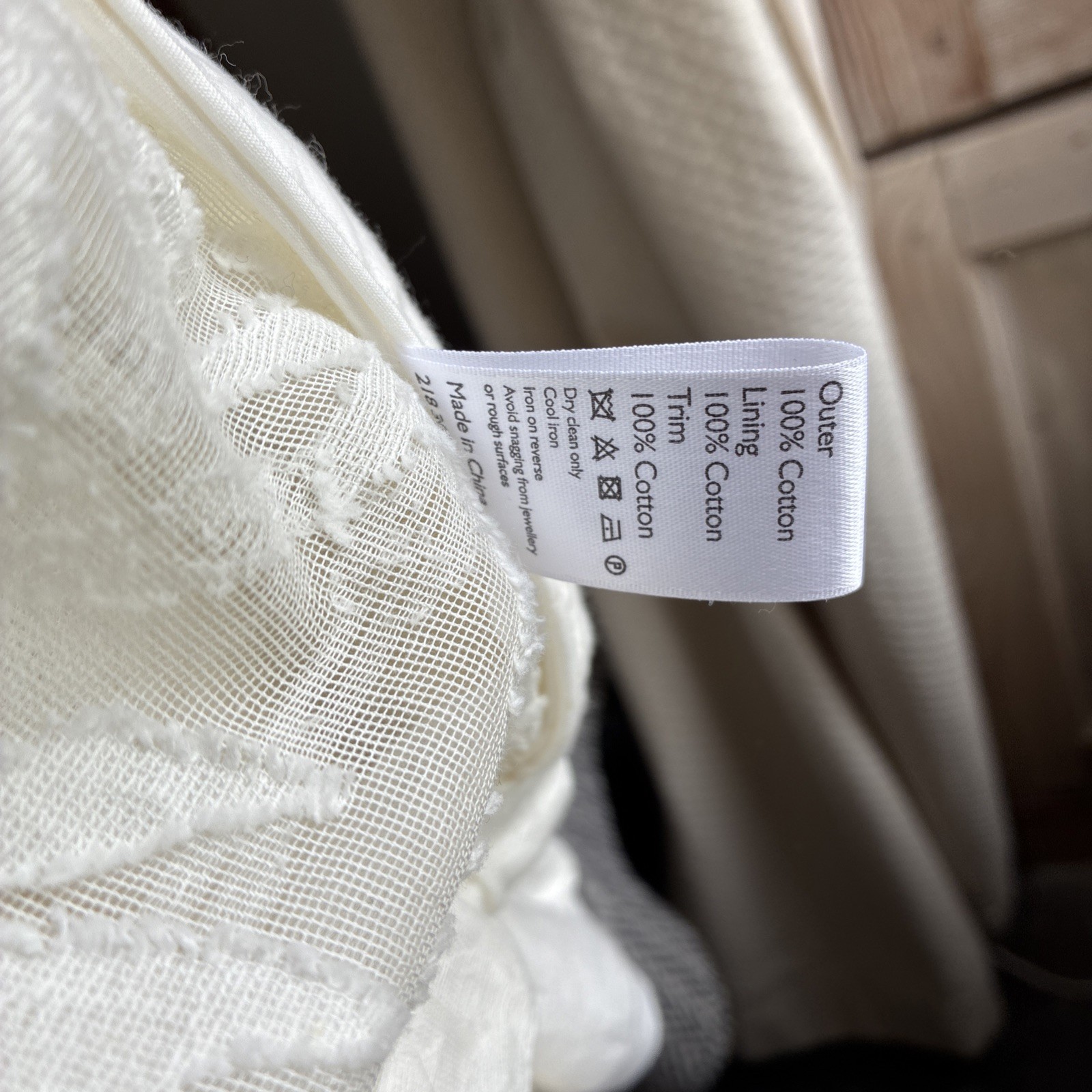 Modern Rarity white textured cotton bomber blouson Lightweight Jacket 12