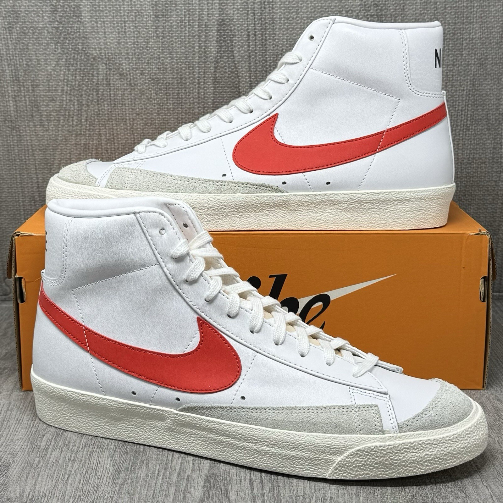 Nike Blazer Mid 77 Vintage Mismatched Swoosh Blue Red BQ6806-117 Men’s Size 13