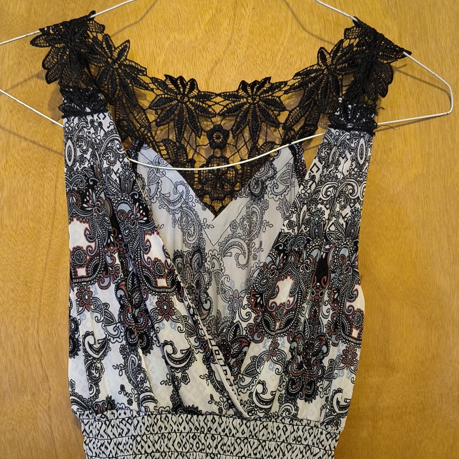 Multi Color Abstract Romper Size L/XL