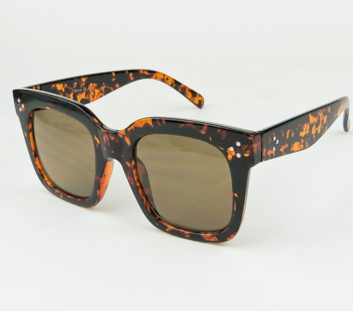 Oversized Large Square Flat Designer Big Fashion Sunglasses 6601 L