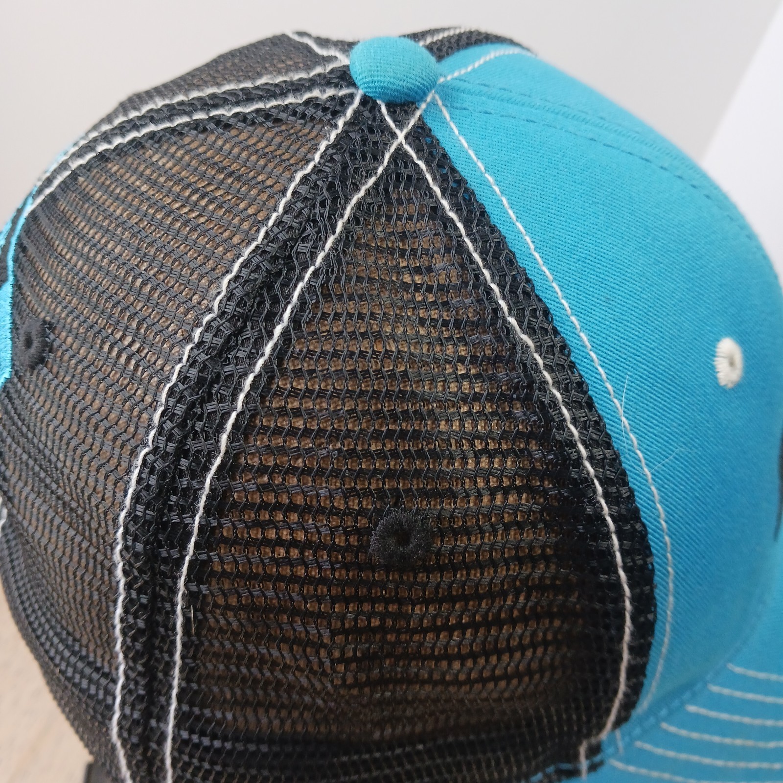 EUC CAT Carolina CAT 2-Tone Mesh Cap Hat OSFA Construction Heavy Machine