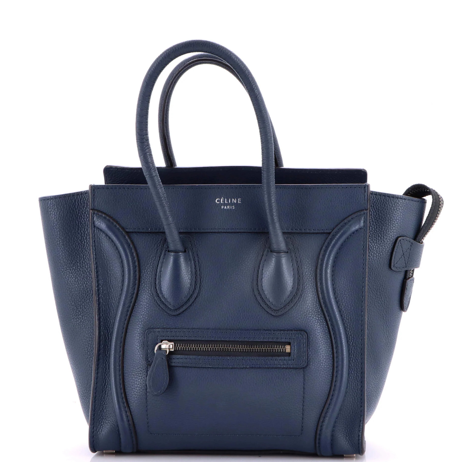 Celine Luggage Bag Grainy Leather Micro