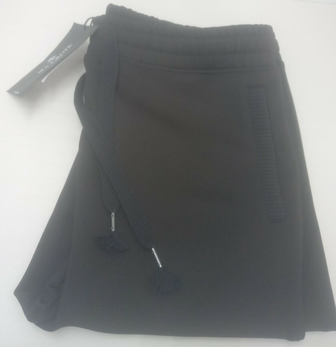 Hat and Beyond Men’s 2XL Active Biker Joggers Slim Fit Casual Fleece Black