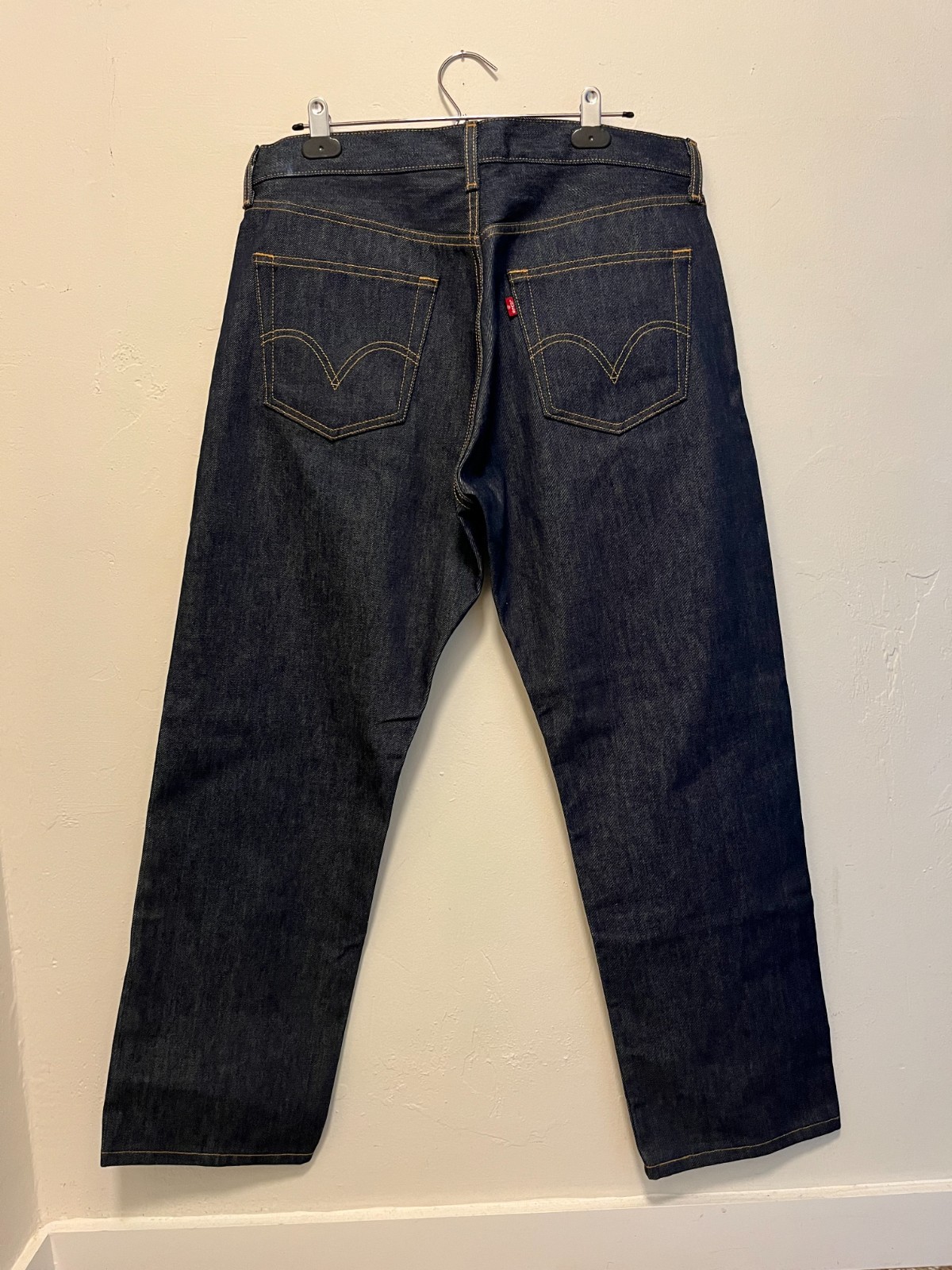 LEVI’S NEW 501 SHRINK-TO-FIT BUTTON FLY JEANS ROCKABILLY VINTAGE STYLE 34W x 29L