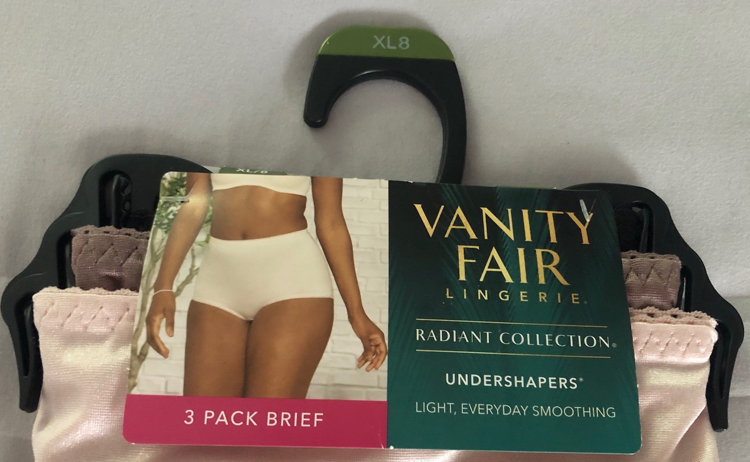 Vanity Fair Radiant Undershapers Light Control Everyday Smoothing 3 Pk Sz XL/8