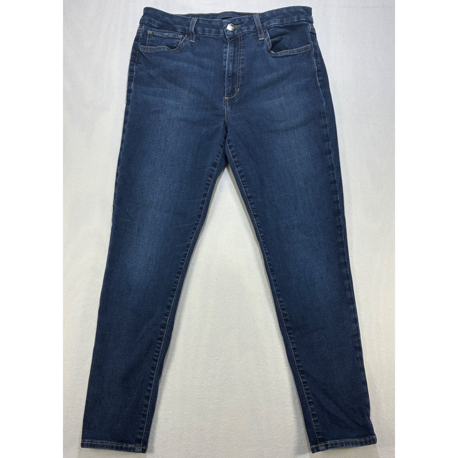 Joe’s Jeans Women Honey 32 Dark Wash Cotton Lyocell High Rise Curvy Skinny Ankle