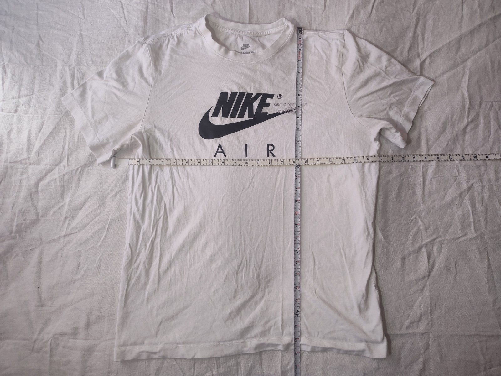 Nike Men’s T-Shirt Athletic Logo Swoosh Printed Active Short Sleeve Tee L