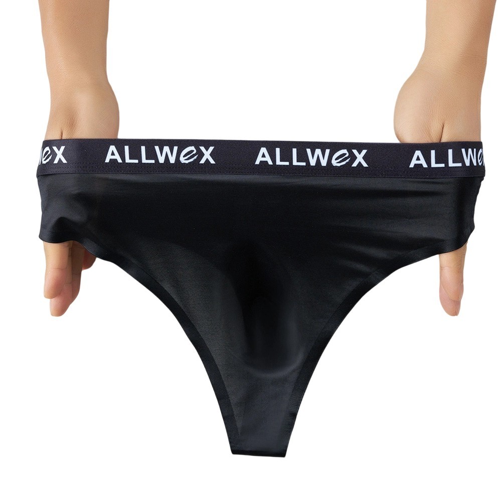 Men Ice Silk Smooth Underwear Bulge Pouch Seamless Knickers G-string Thongs New