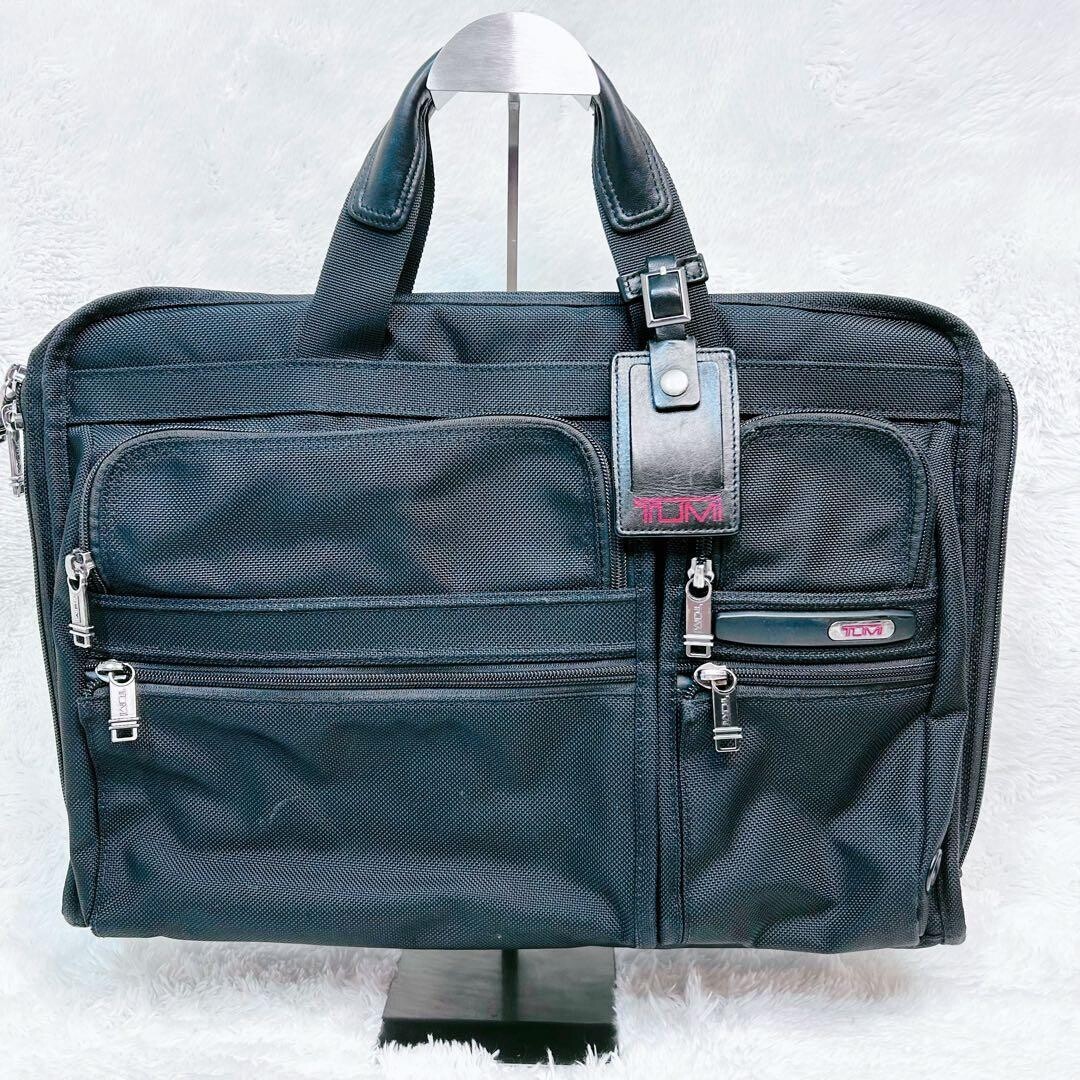 TUMI 263114D4 Black 2Way Business Bag A4 PC Briefcase Shoulder Mens