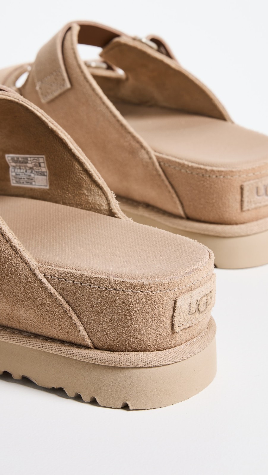 UGG 1155458 Women’s GOLDENSTAR HI Slide Adjustable Vamp Straps Suede Sandal New