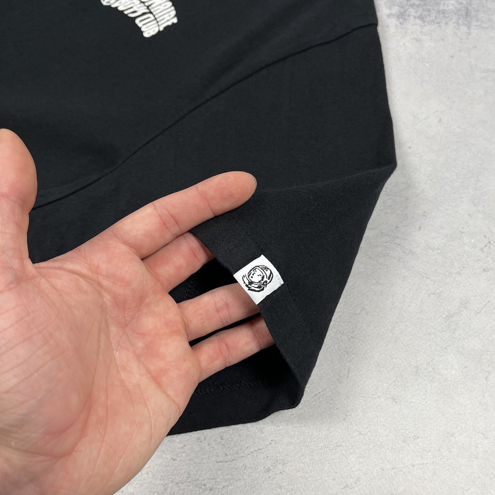 Billionaire Boys Club BBC Astronaut Logo Y2K Short Sleeve T Shirt Black Size XXL
