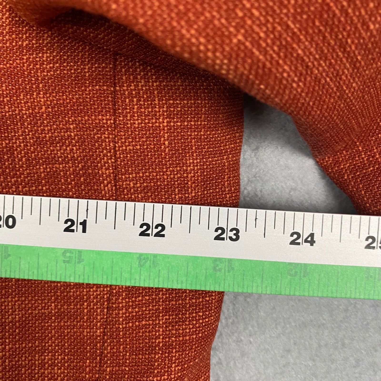 Paul Fredrick Wool Blend Notch Lapel Sport Coat Men’s 44XL Rust Single Breasted