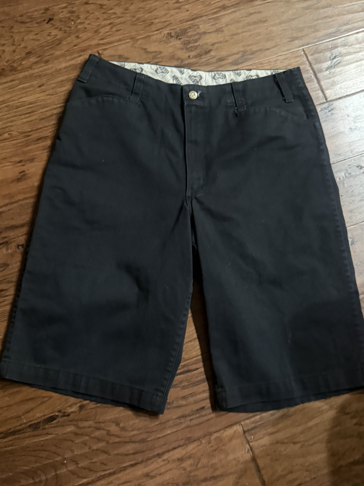 Vintage Ben Davis Shorts Mens Fits 34 Black Workwear