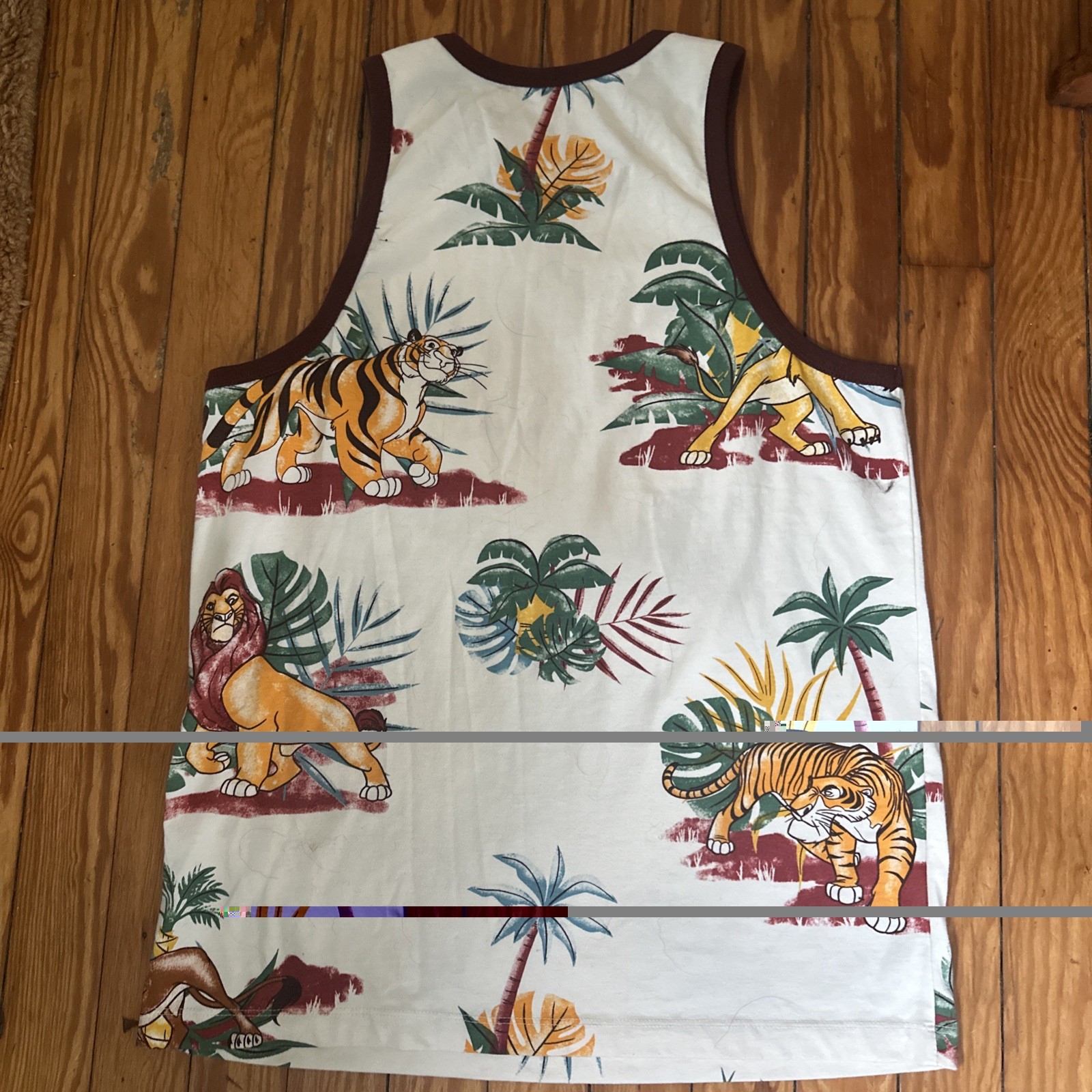 Disney Lion King Tank Top Simba Rare Print Size Medium