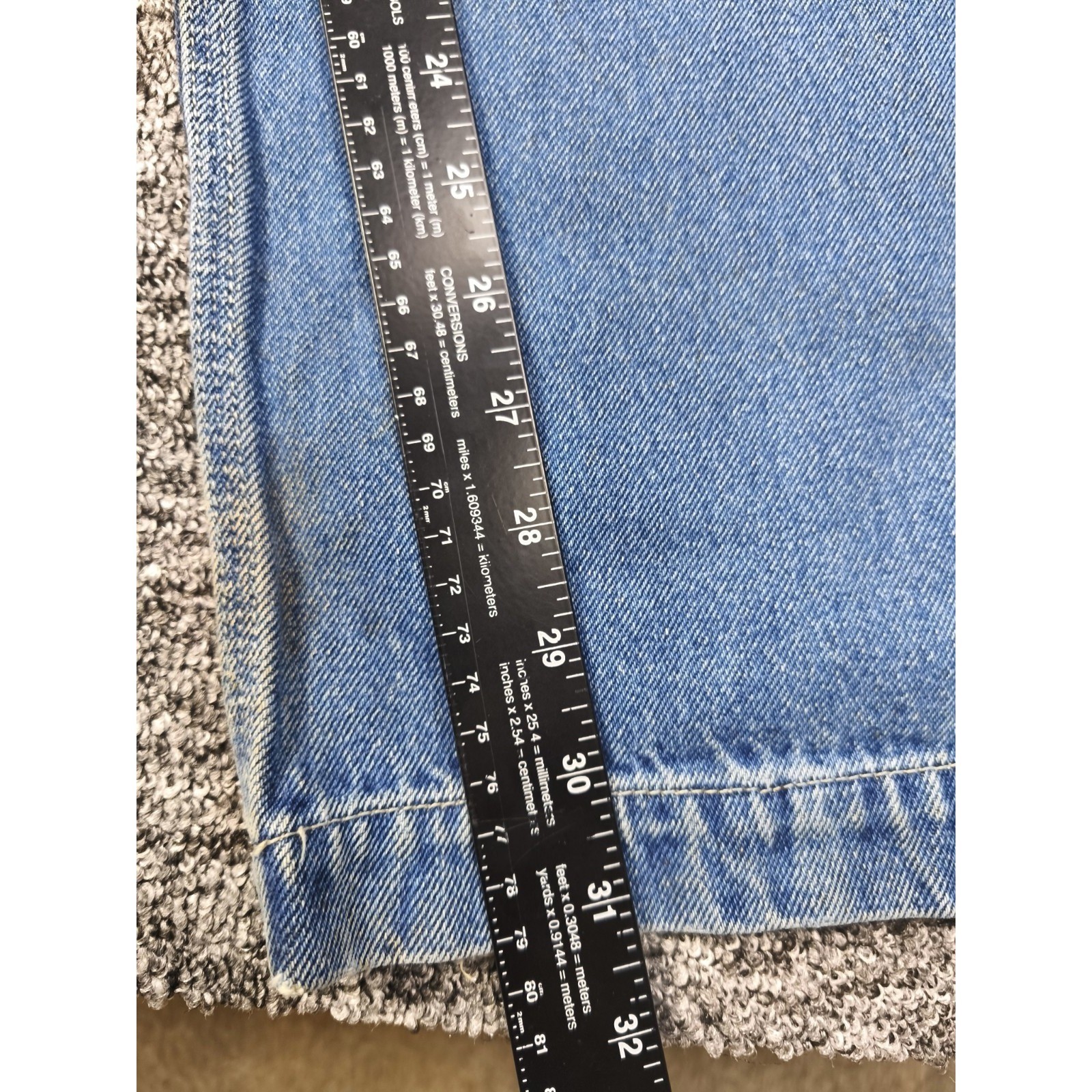Vintage Y2K No Excuses Utility Leg Carpenter Jeans 13/14 Baggy Wide Leg Blue
