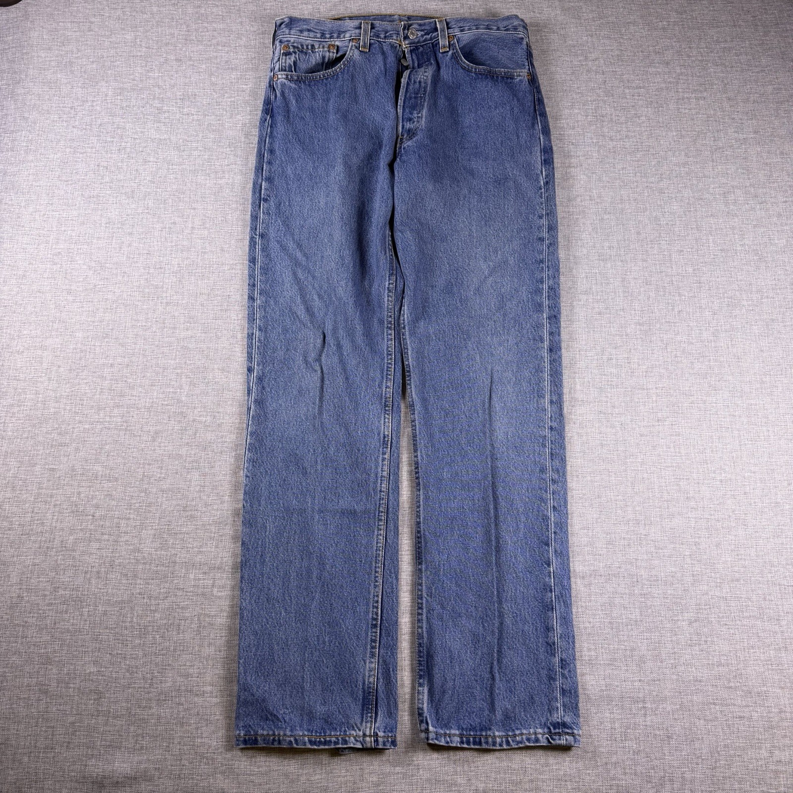 Vintage 90s Levis 501xx Jeans Mens 33×32 Button Fly Fits 32×31 Made In USA