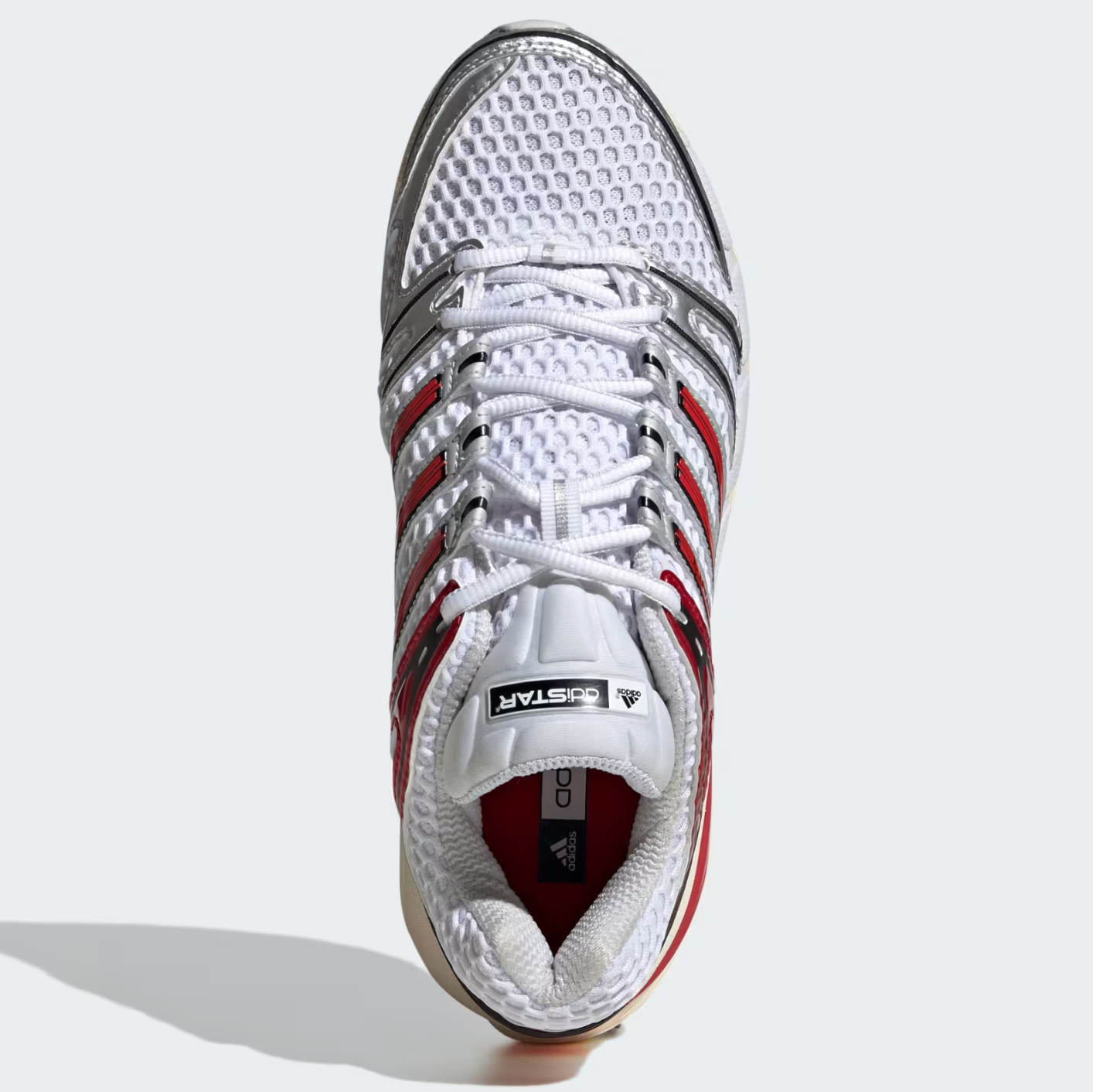 ADIDAS Adistar Control 5 White Better Scarlet Grey Unisex Mens Size Shoes KI8600