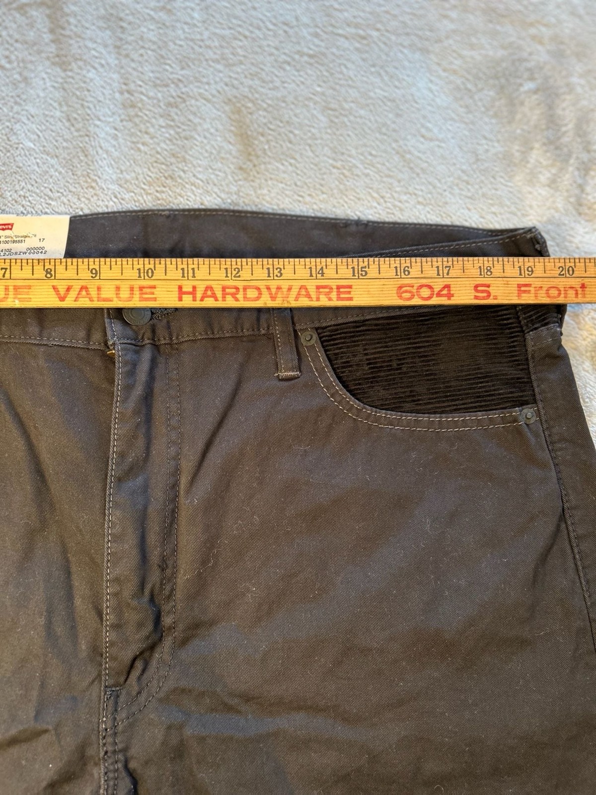 NWT Levi’s 541 Athletic Taper All Seasons Black Men’s Pants 38×32