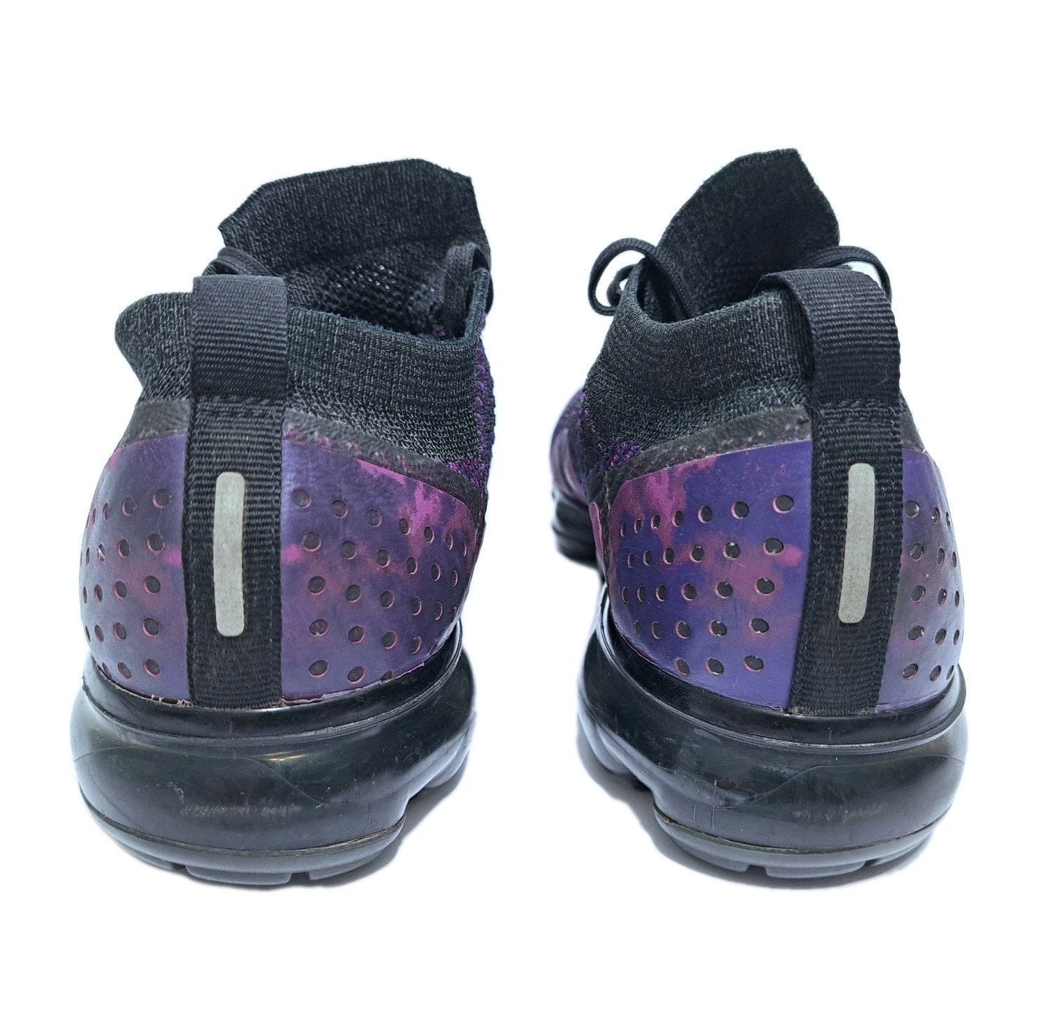 Nike Air VaporMax Mens 8.5 Flyknit 2 Night Purple Black 942842-013