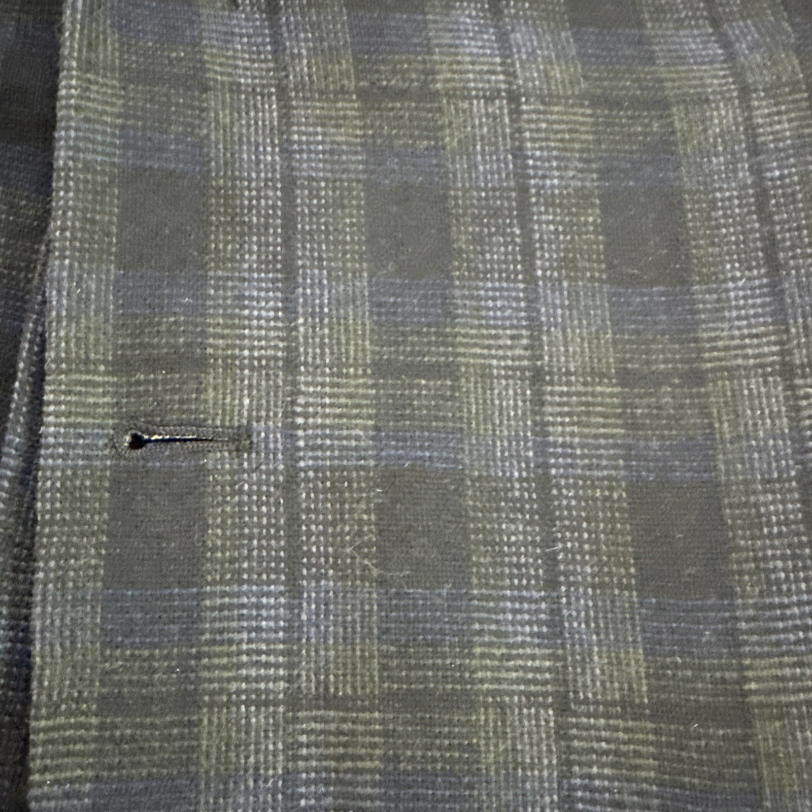 Sears Sportswear Vintage Gray Plaid Blazer Jacket Sport Coat USA Union Made 40R
