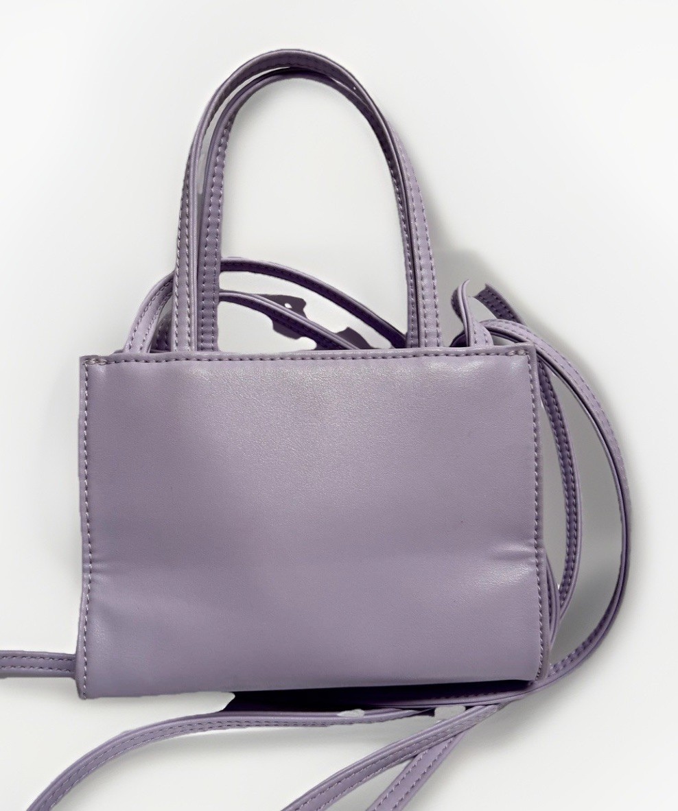 Telfar Mini Lavender Colorway Signature Shoulder Crossbody Shopper Tote Bag