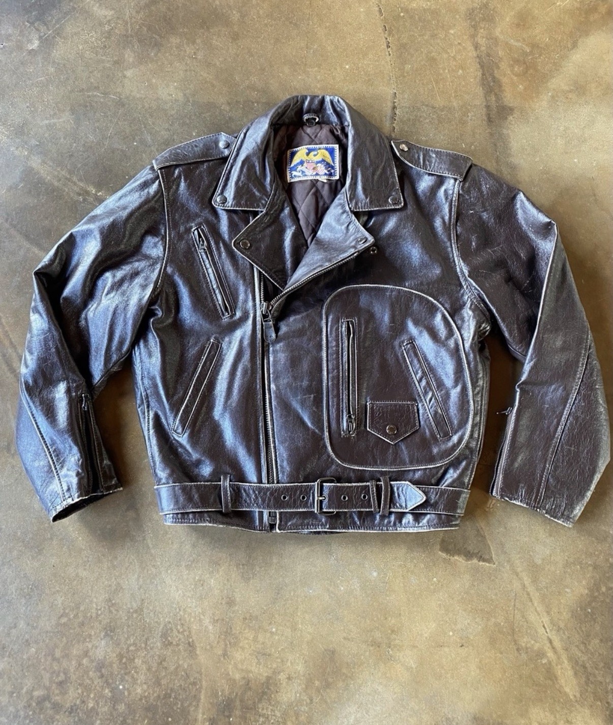 Avirex D Pocket Leather Jacket