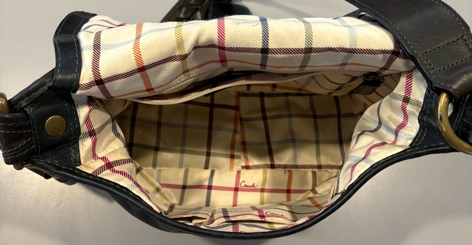 RARE Coach Bleecker Large Flap Shoulder Bag SN:F0769-11419