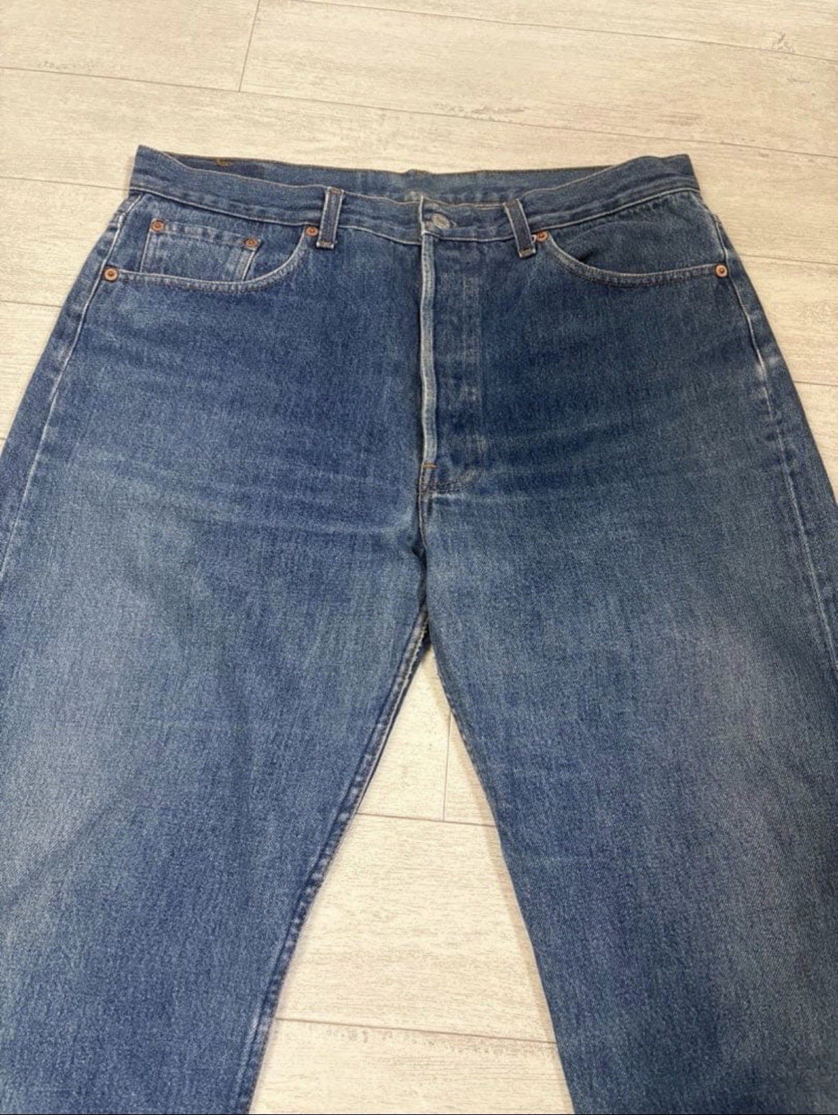 Vintage Levi’s 501 Valencia Redline Selvedge Denim W38 L36 USA 1990s Big Size